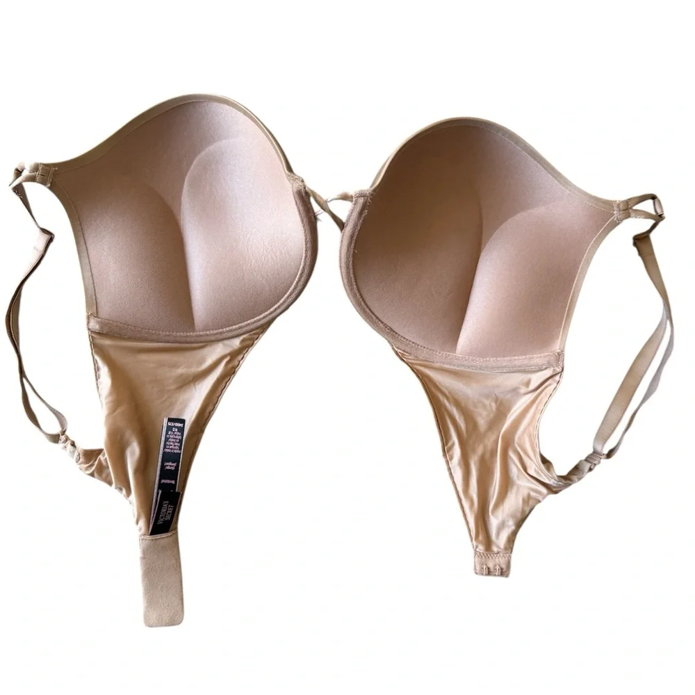 Victoria Secret Bombshell Push Up Plunge Bra  34dd - Picture 2 of 6